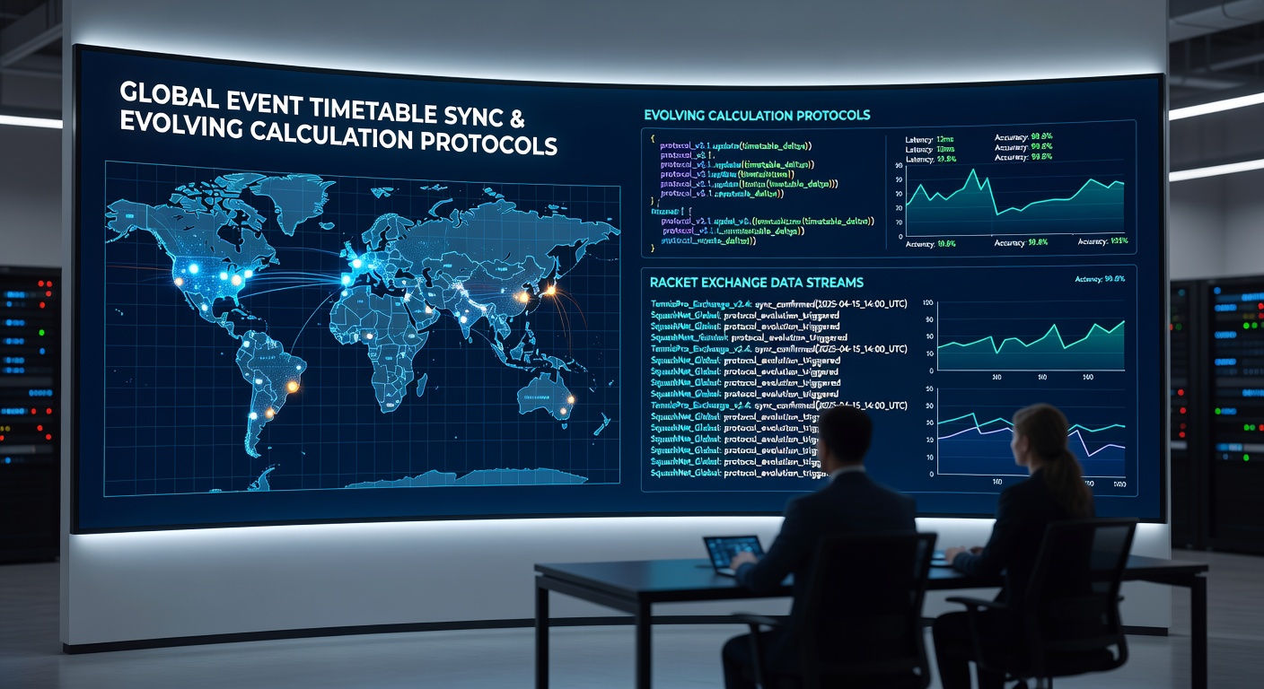 Live odds calculation interface displaying synchronized protocols for tennis matches, horse races, and basketball games across time zones