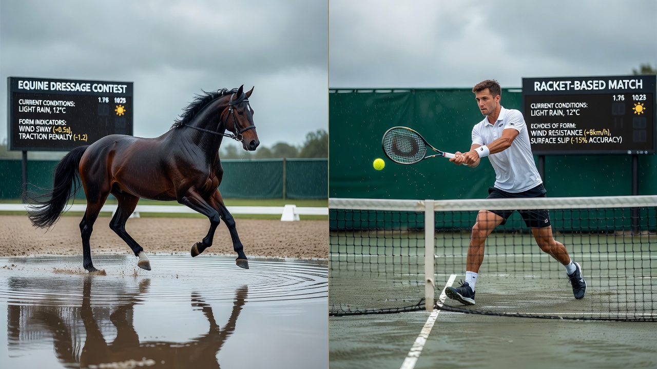 Comparative analysis of betting market movements in weather-affected horse races and tennis matches